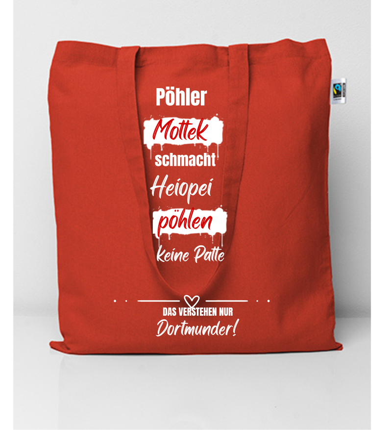 Dortmund Fairtrade Cotton Bag Long Handles